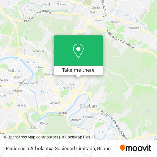 Residencia Arbolantxa Sociedad Limitada map