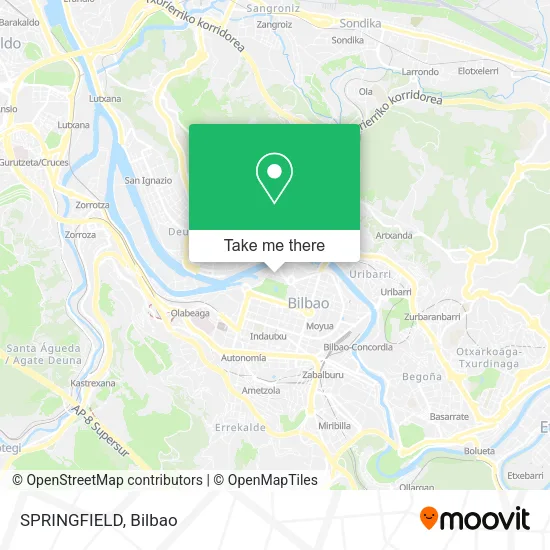 SPRINGFIELD map