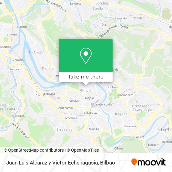 Juan Luis Alcaraz y Victor Echenagusia map