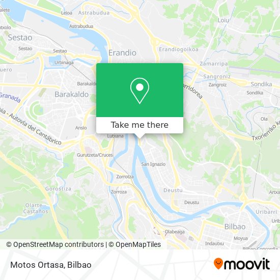 Motos Ortasa map