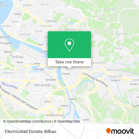 Electricidad Donate map