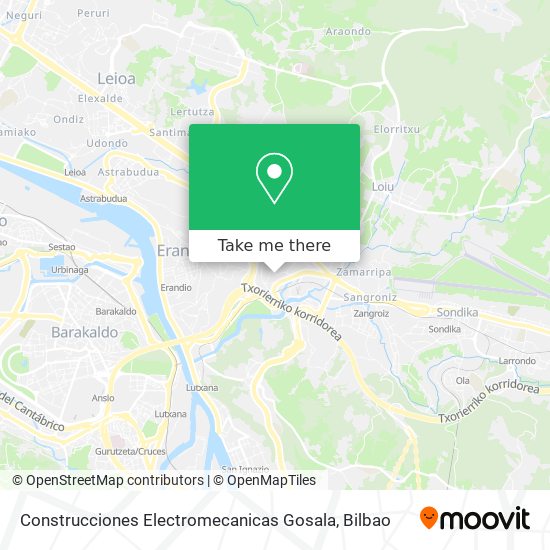 Construcciones Electromecanicas Gosala map