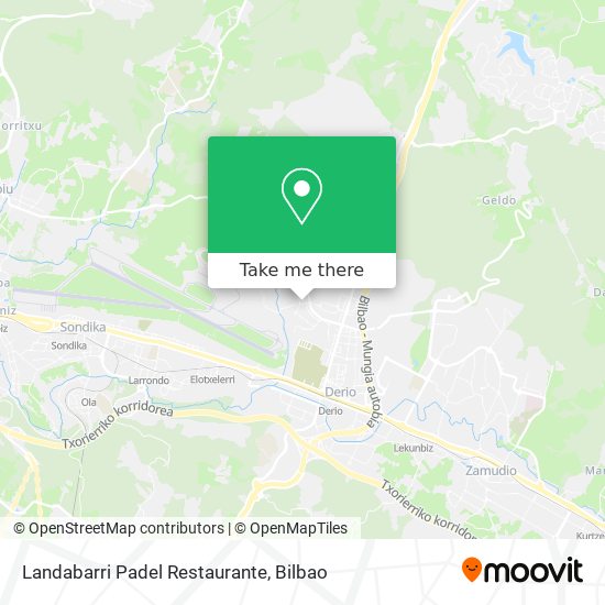 Landabarri Padel Restaurante map