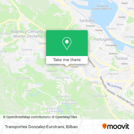 mapa Transportes Gonzalez-Eurotrans