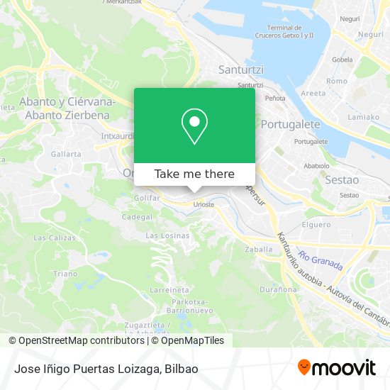 Jose Iñigo Puertas Loizaga map
