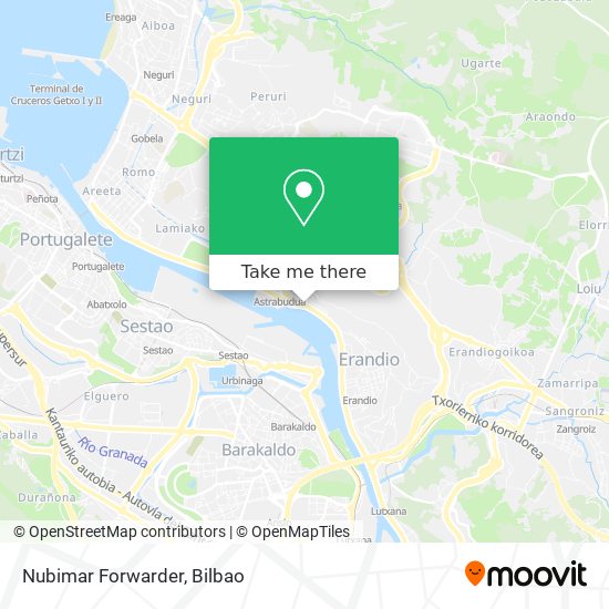 mapa Nubimar Forwarder