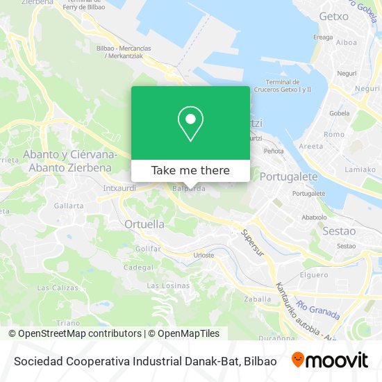 Sociedad Cooperativa Industrial Danak-Bat map