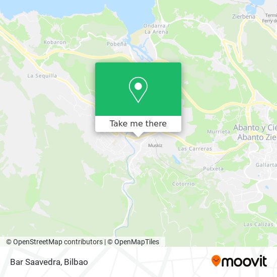 Bar Saavedra map