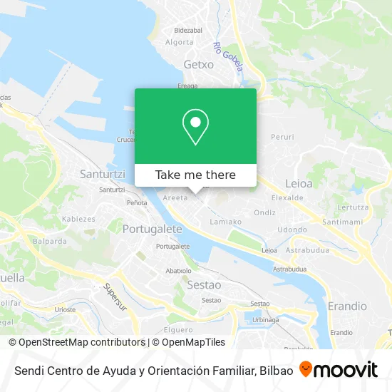 Sendi Centro de Ayuda y Orientación Familiar map