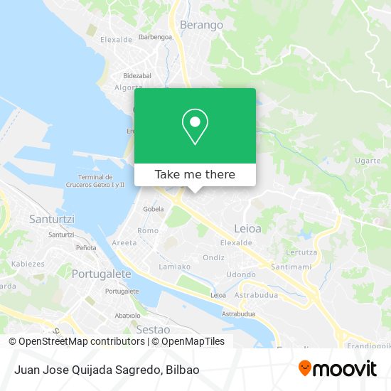 Juan Jose Quijada Sagredo map