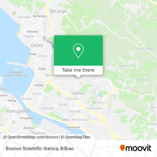 mapa Boston Scientific Iberica