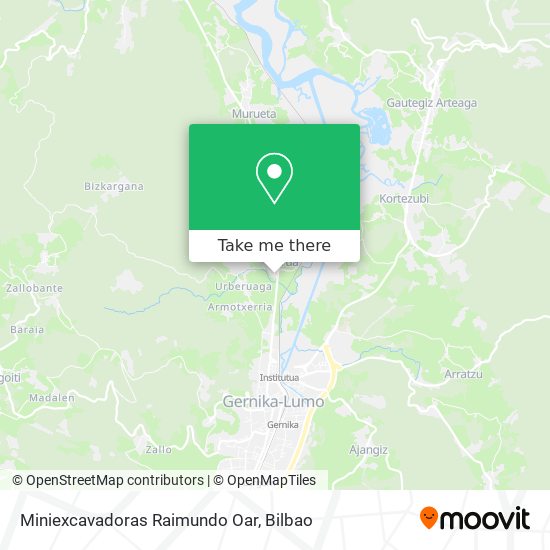 Miniexcavadoras Raimundo Oar map
