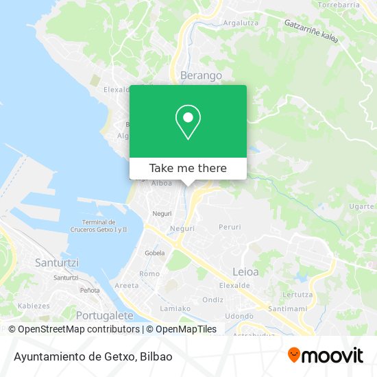 mapa Ayuntamiento de Getxo