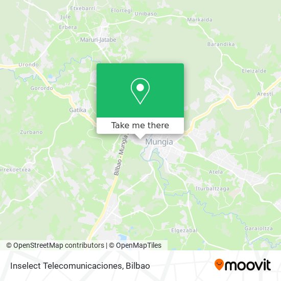 Inselect Telecomunicaciones map