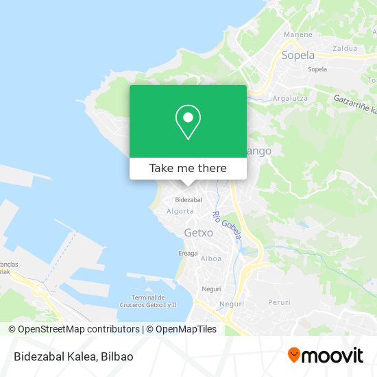 Bidezabal Kalea map