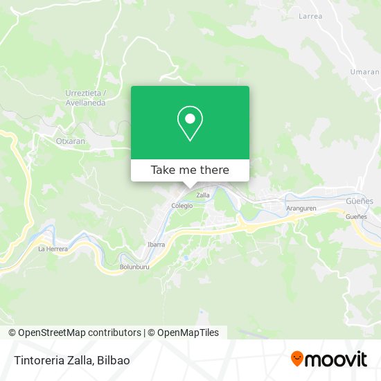 Tintoreria Zalla map