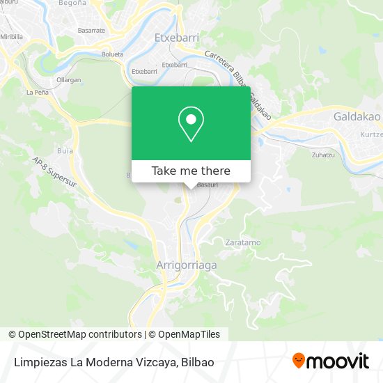mapa Limpiezas La Moderna Vizcaya