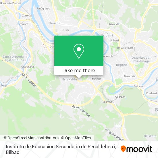 Instituto de Educacion Secundaria de Recaldeberri map