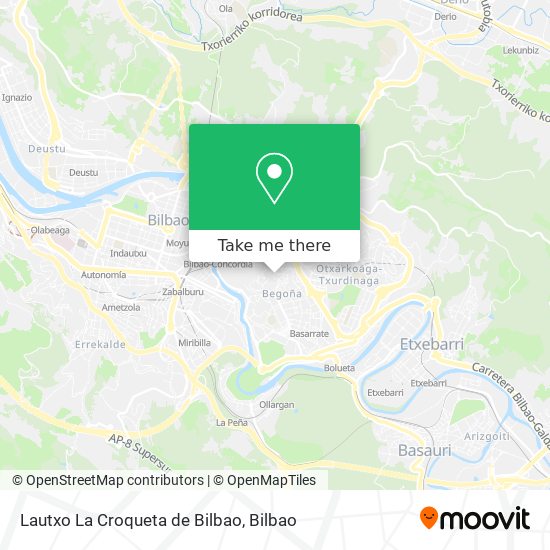Lautxo La Croqueta de Bilbao map