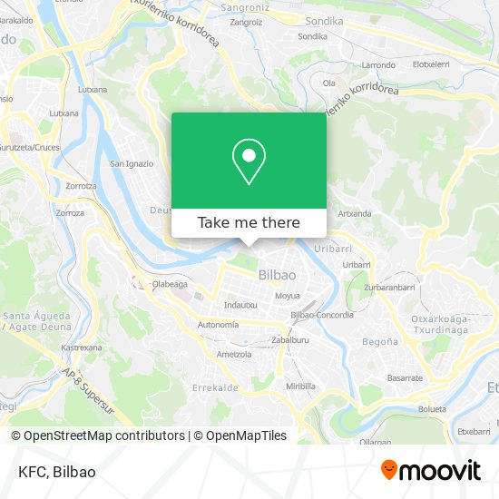 KFC map