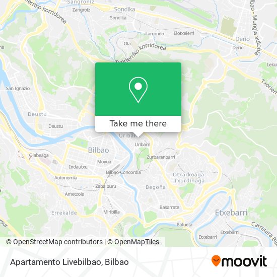 mapa Apartamento Livebilbao