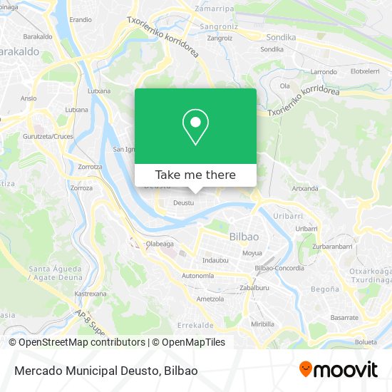 mapa Mercado Municipal Deusto