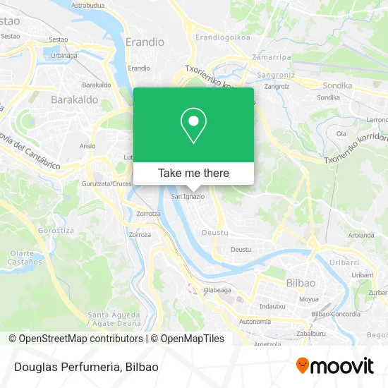 Douglas Perfumeria map