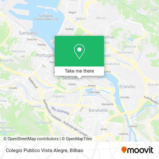 mapa Colegio Publico Vista Alegre