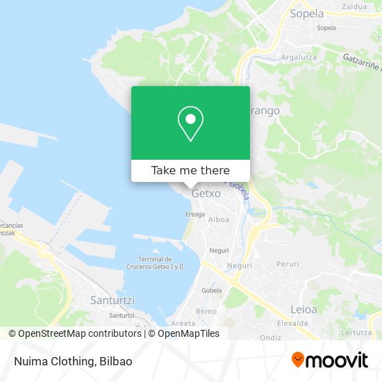 Nuima Clothing map