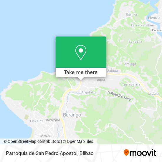 mapa Parroquia de San Pedro Apostol