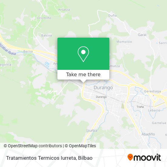 mapa Tratamientos Termicos Iurreta