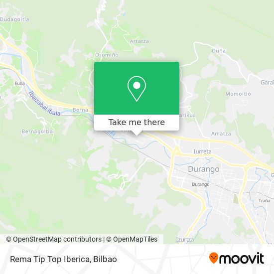 Rema Tip Top Iberica map
