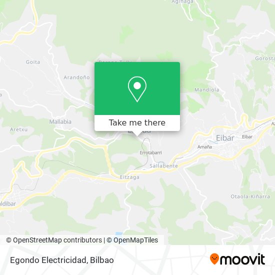 Egondo Electricidad map