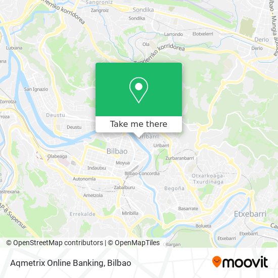 mapa Aqmetrix Online Banking