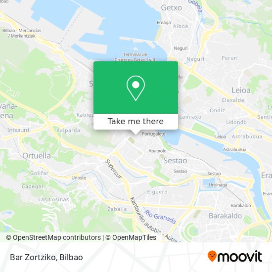 Bar Zortziko map