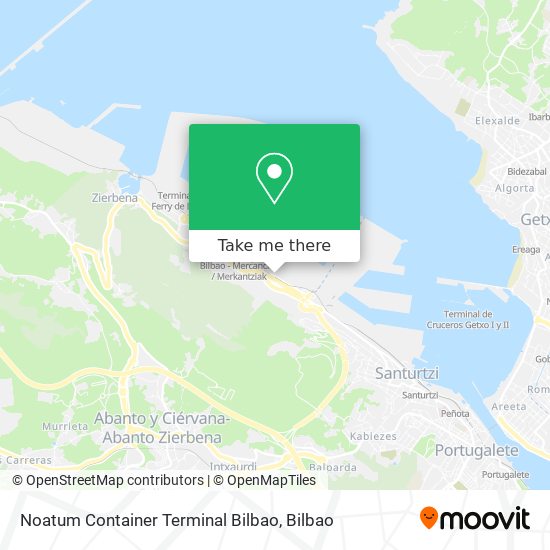 Noatum Container Terminal Bilbao map