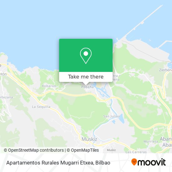 Apartamentos Rurales Mugarri Etxea map