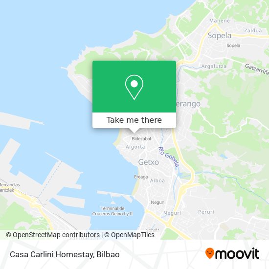 Casa Carlini Homestay map