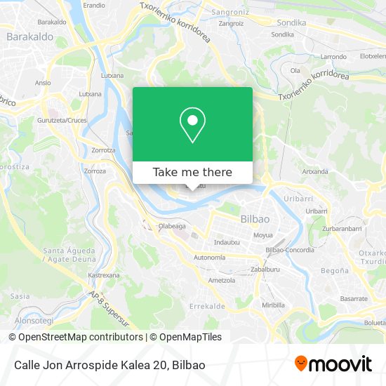 Calle Jon Arrospide Kalea 20 map