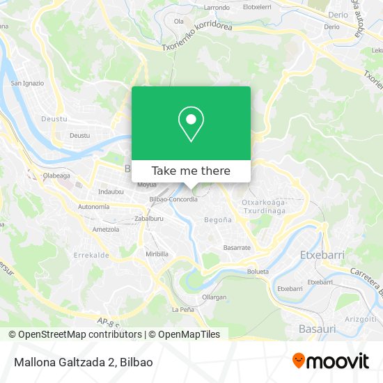 Mallona Galtzada 2 map