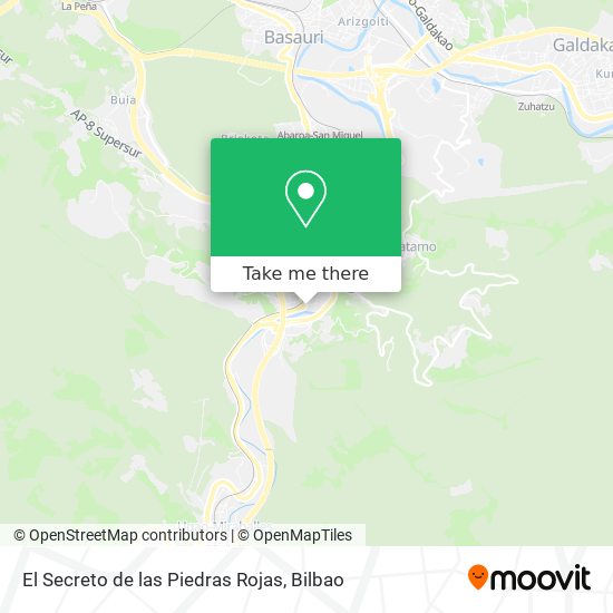 El Secreto de las Piedras Rojas map