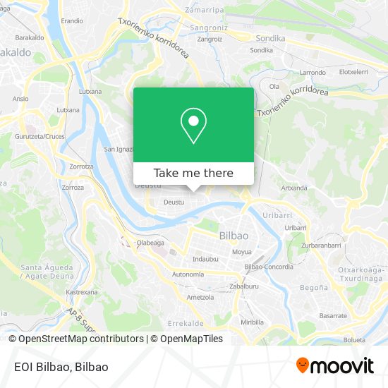 mapa EOI Bilbao
