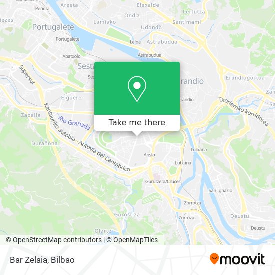mapa Bar Zelaia