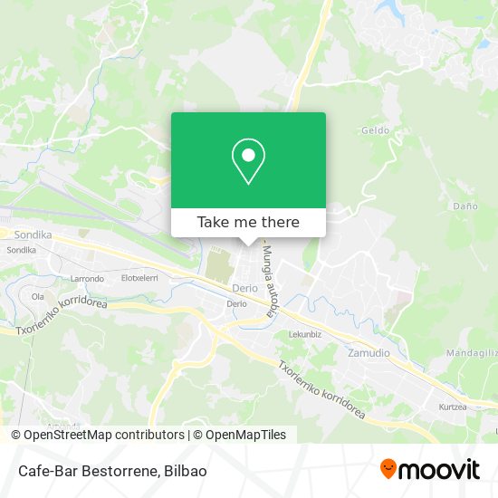 mapa Cafe-Bar Bestorrene