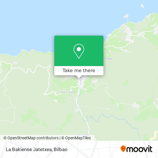 La Bakiense Jatetxea map