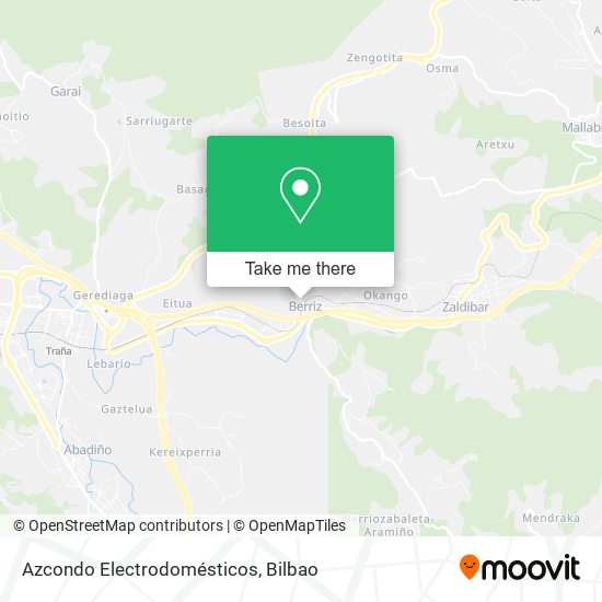 mapa Azcondo Electrodomésticos