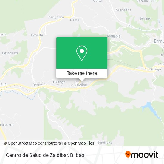 Centro de Salud de Zaldibar map