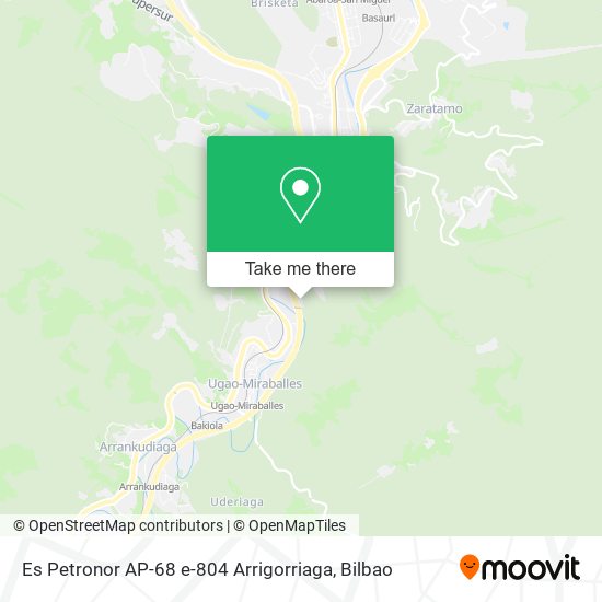 Es Petronor AP-68 e-804 Arrigorriaga map