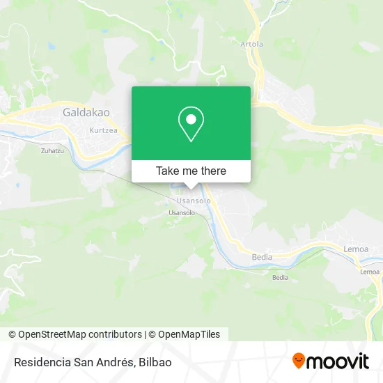 Residencia San Andrés map