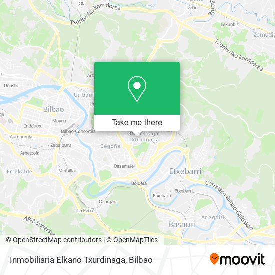 Inmobiliaria Elkano Txurdinaga map